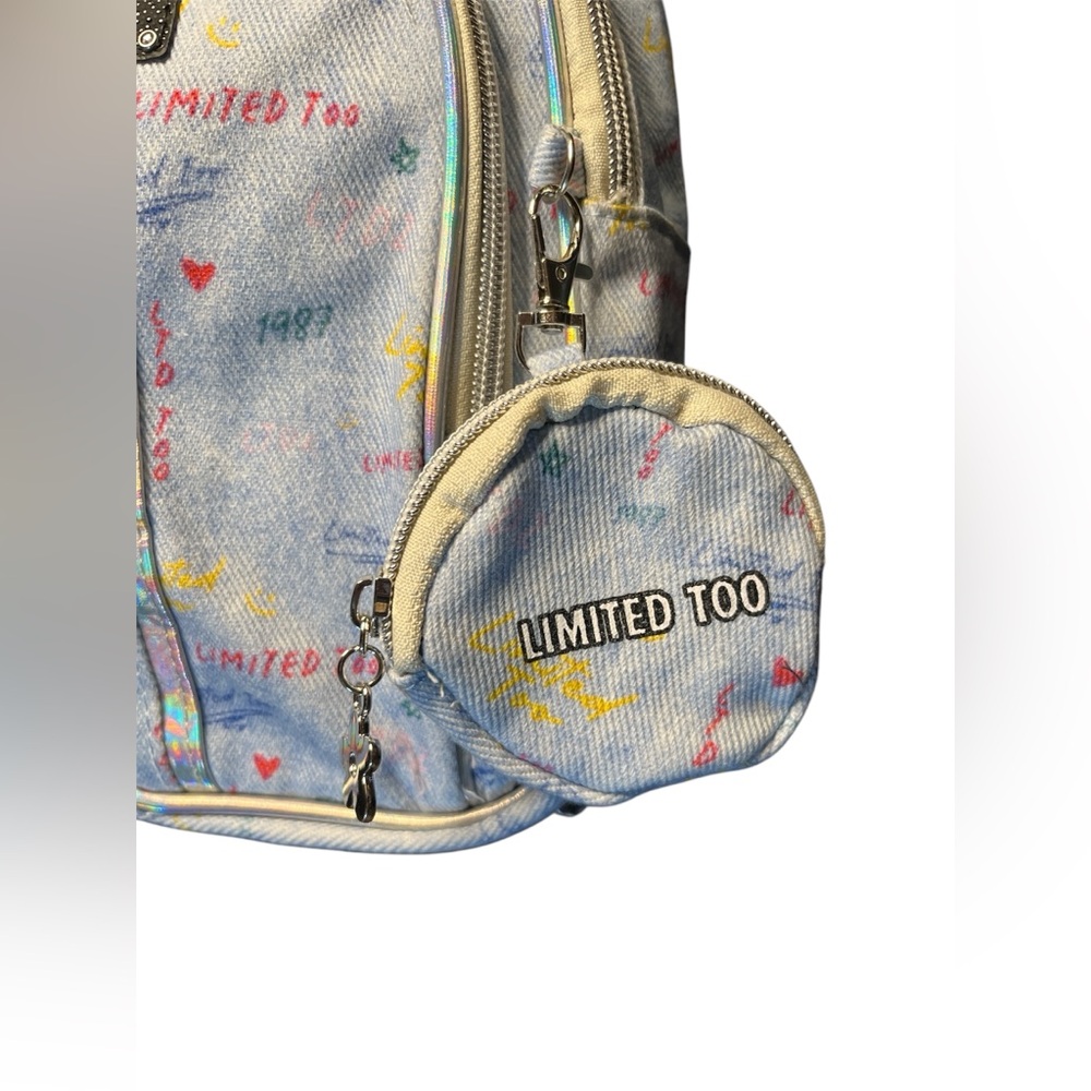 Limited Too Multicolor Mini Backpack - Picture 3 of 7